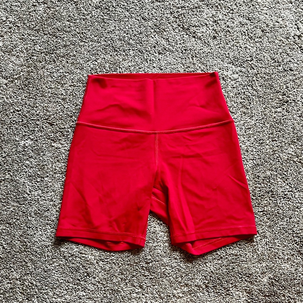 Lululemon Align HR Short 6” Dark Red Size 6